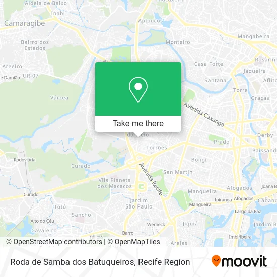 Roda de Samba dos Batuqueiros map