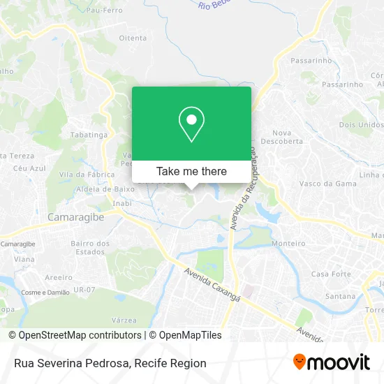 Rua Severina Pedrosa map