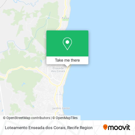 Loteamento Enseada dos Corais map