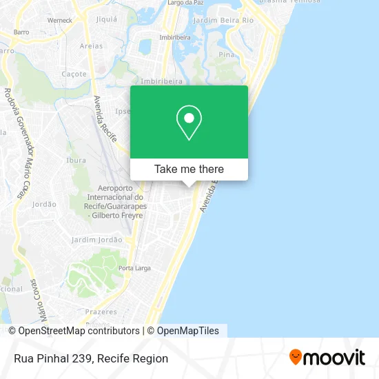 Rua Pinhal 239 map