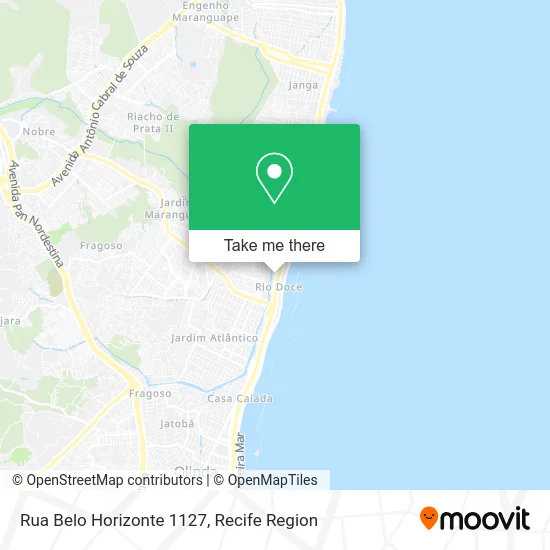 Rua Belo Horizonte 1127 map