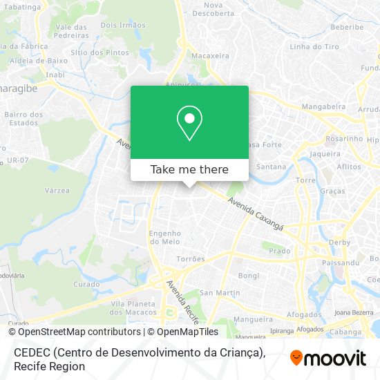 CEDEC (Centro de Desenvolvimento da Criança) map