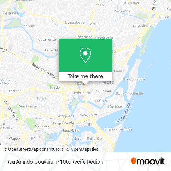 Rua Arlíndo Gouvêia nº100 map