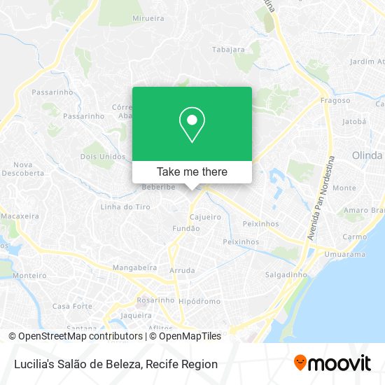 Lucilia's Salão de Beleza map