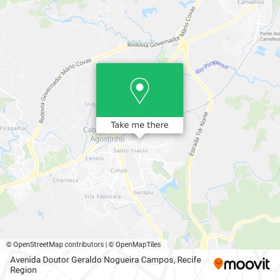 Avenida Doutor Geraldo Nogueira Campos map