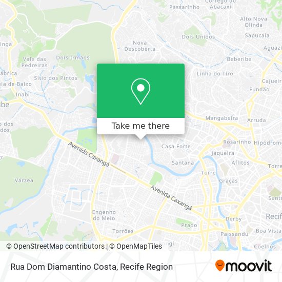 Rua Dom Diamantino Costa map