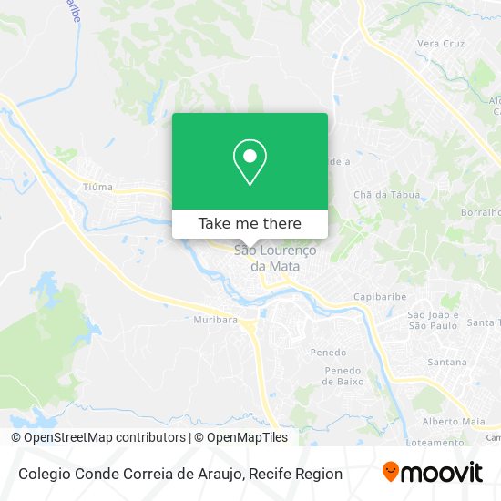 Mapa Colegio Conde Correia de Araujo