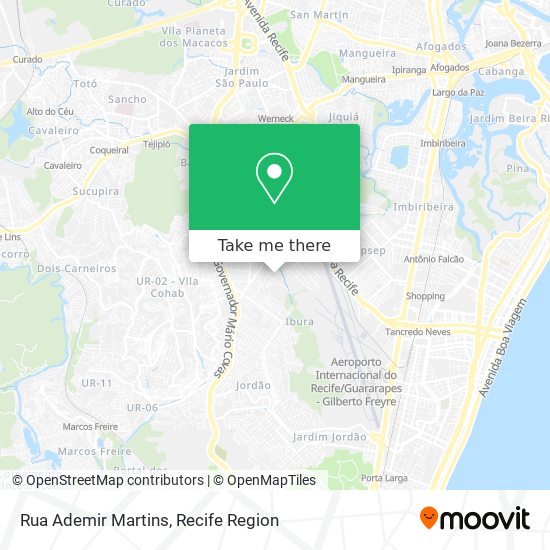 Rua Ademir Martins map