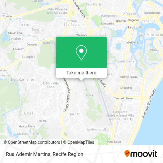Rua Ademir Martins map