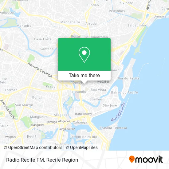 Rádio Recife FM map