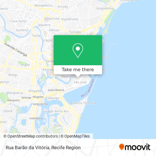 Rua Barão da Vitória map