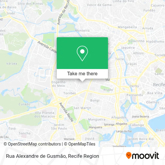 Rua Alexandre de Gusmão map