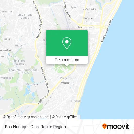 Rua Henrique Dias map