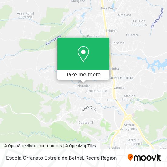 Escola Orfanato Estrela de Bethel map
