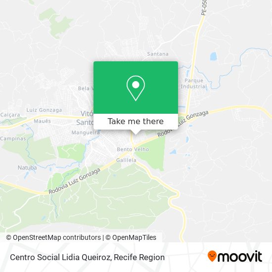 Centro Social Lidia Queiroz map