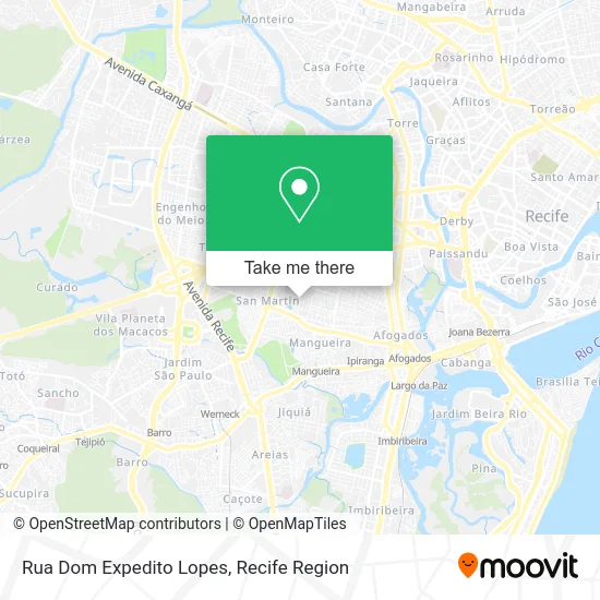Rua Dom Expedito Lopes map