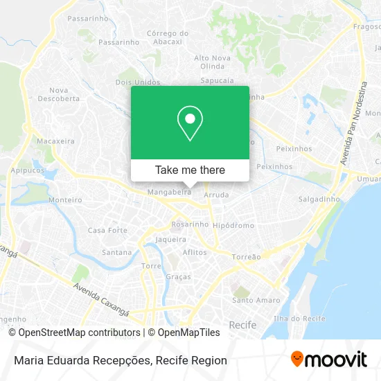Maria Eduarda Recepções map