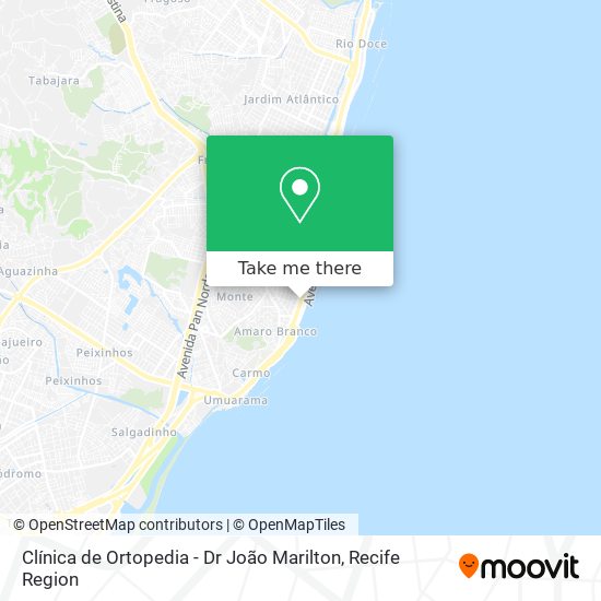 Clínica de Ortopedia - Dr João Marilton map