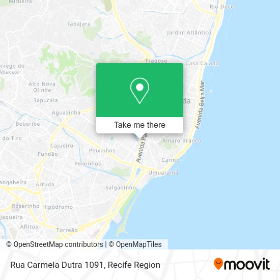Rua Carmela Dutra 1091 map
