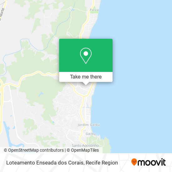 Loteamento Enseada dos Corais map