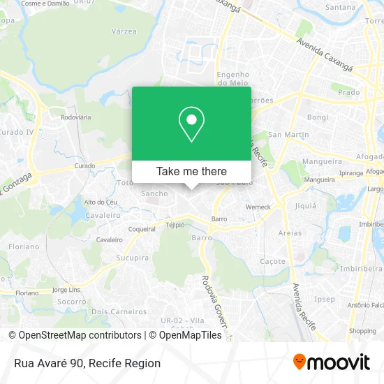 Rua Avaré 90 map