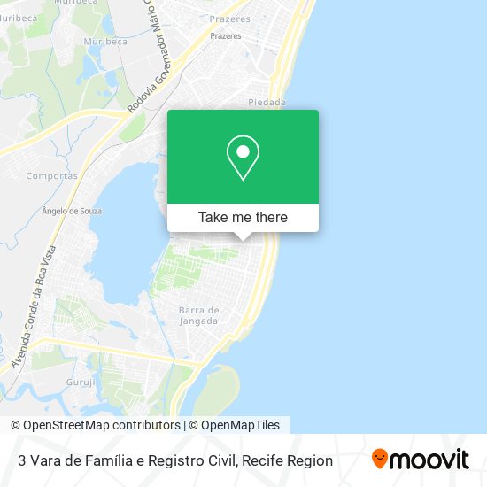 3 Vara de Família e Registro Civil map