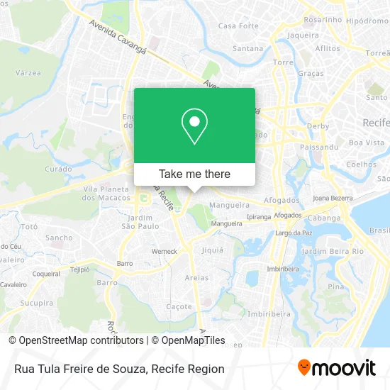 Rua Tula Freire de Souza map