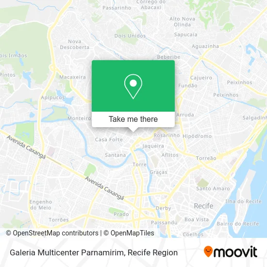 Galeria Multicenter Parnamirim map