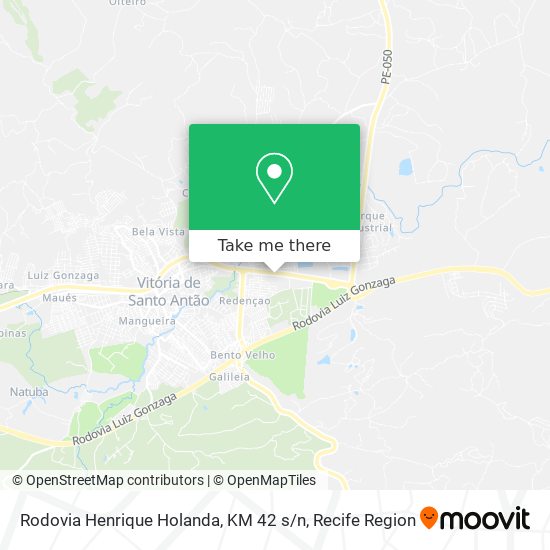Rodovia Henrique Holanda, KM 42 s / n map