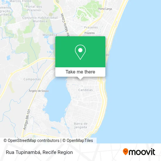 Rua Tupinambá map
