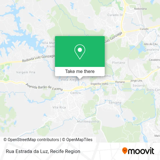Rua Estrada da Luz map
