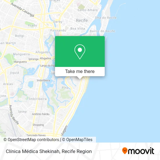 Clínica Médica Shekinah map