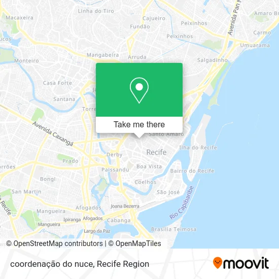 coordenação do nuce map