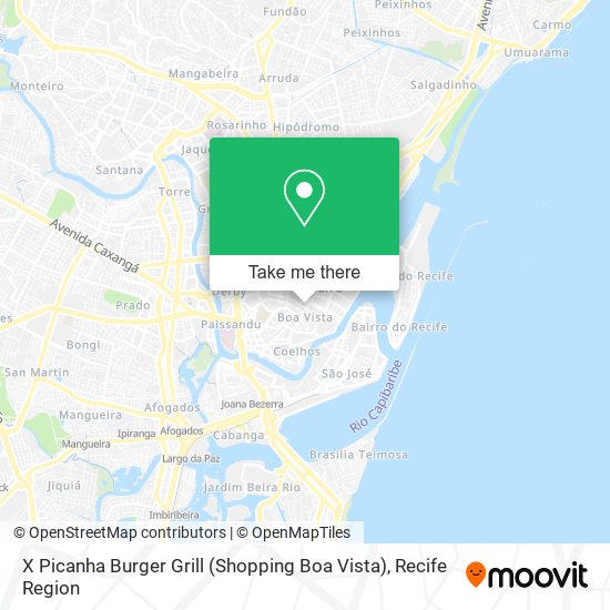 X Picanha Burger Grill (Shopping Boa Vista) map