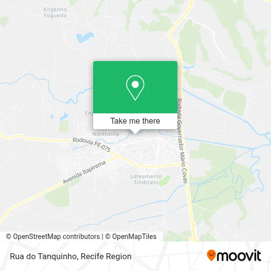 Rua do Tanquinho map