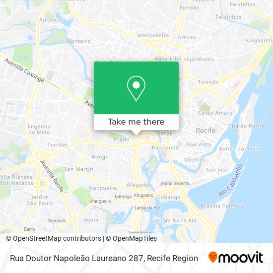 Rua Doutor Napoleão Laureano 287 map