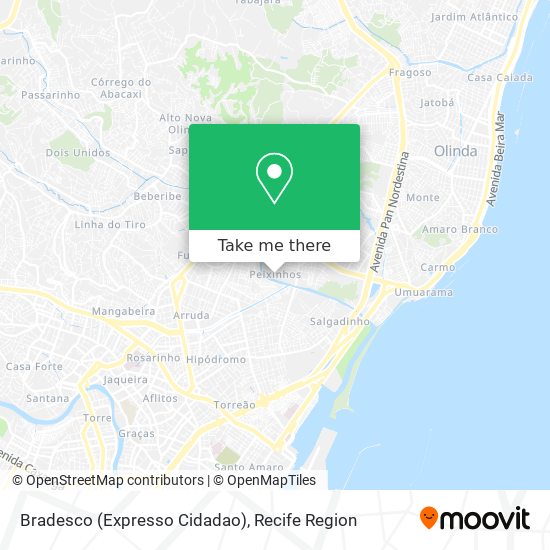 Bradesco (Expresso Cidadao) map