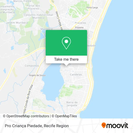 Pro Criança Piedade map