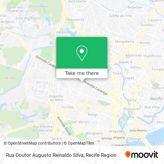Rua Doutor Augusto Reinaldo Silva map