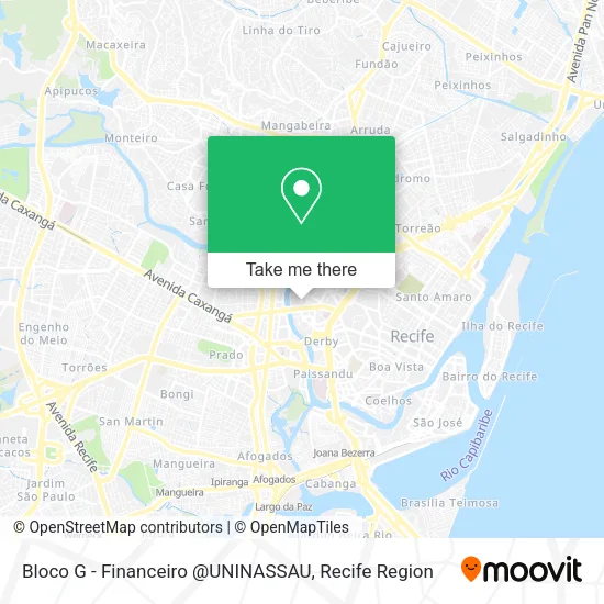 Bloco G - Financeiro @UNINASSAU map