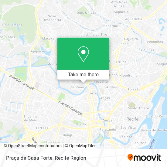 Praça de Casa Forte map