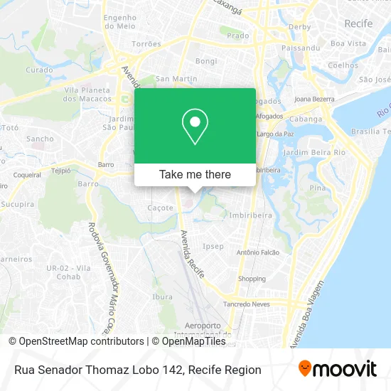 Rua Senador Thomaz Lobo 142 map