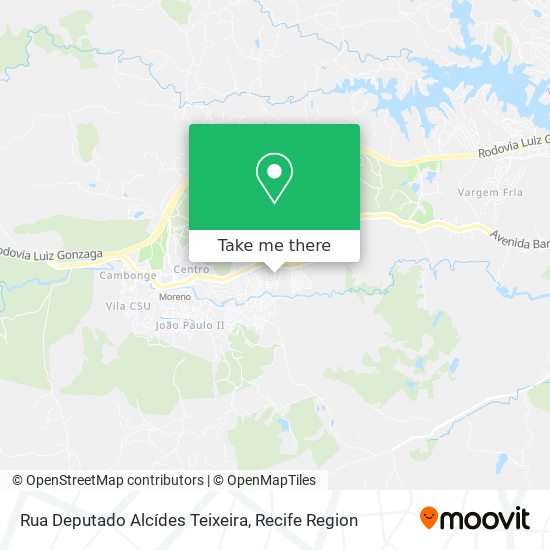 Rua Deputado Alcídes Teixeira map