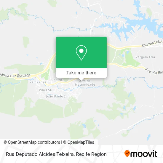 Rua Deputado Alcídes Teixeira map