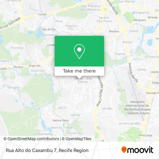 Rua Alto do Caxambu 7 map