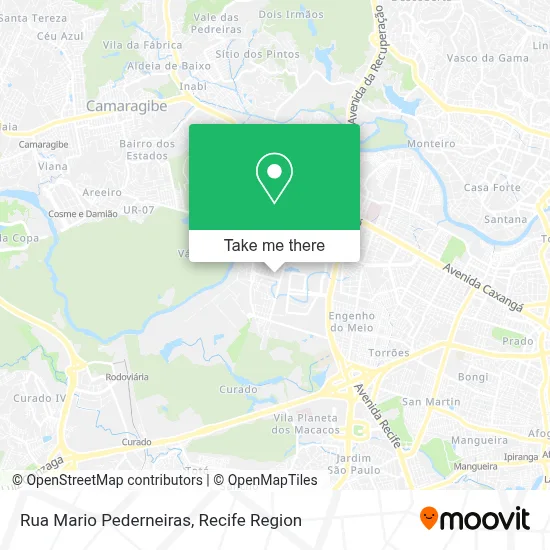 Rua Mario Pederneiras map