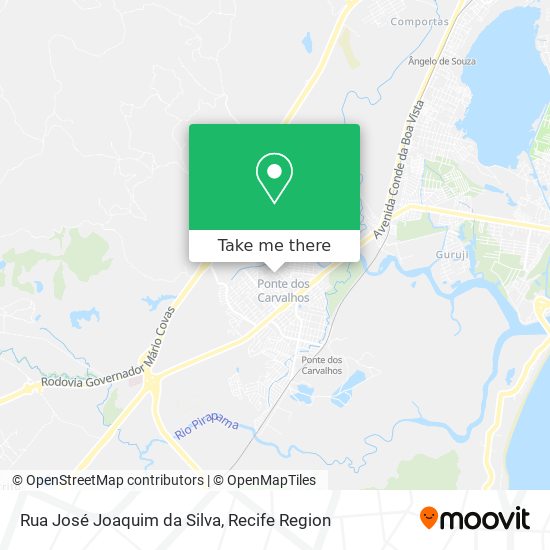 Rua José Joaquim da Silva map