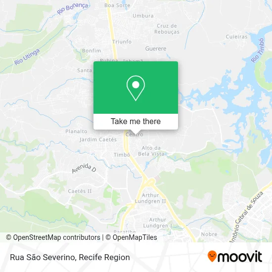 Rua São Severino map