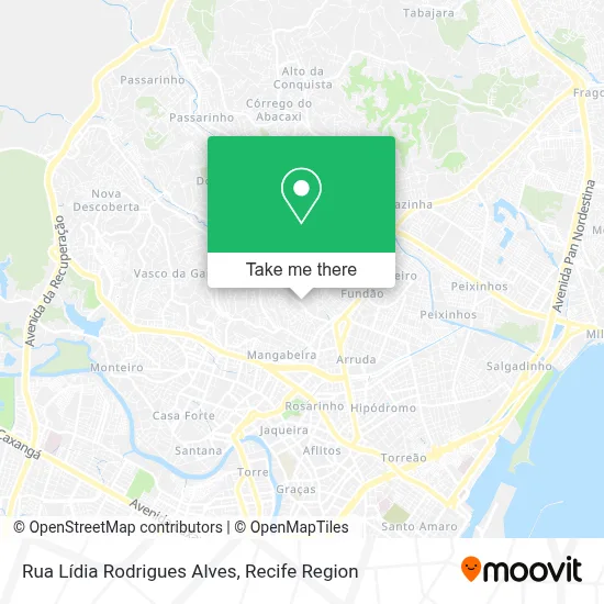 Rua Lídia Rodrigues Alves map