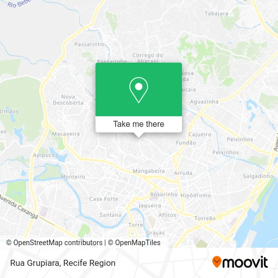 Rua Grupiara map